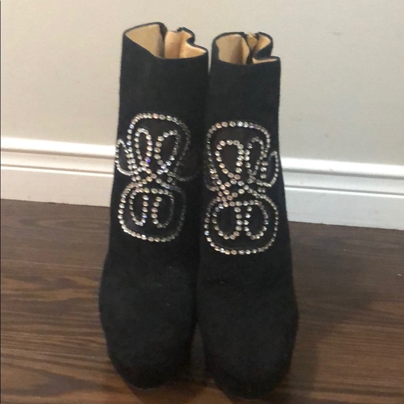 Charlotte Olympia suede embellished boots - Picture 2 of 4